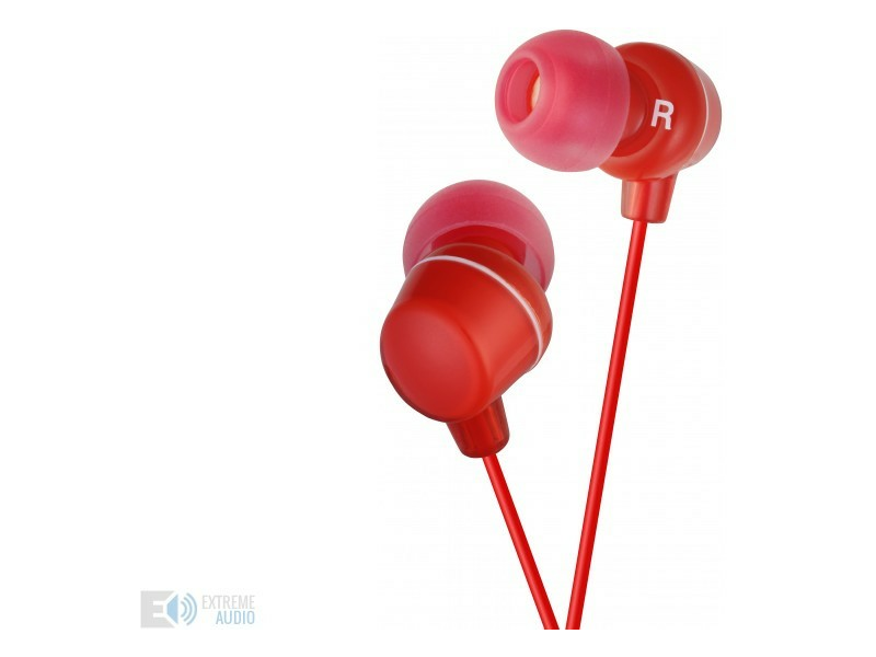 JVC HA-FX23 Clear Colour Mini Fülhallgató, Piros