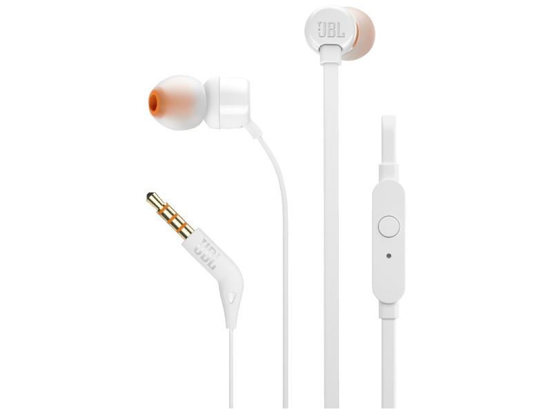 JBL T110 In-Ear Headset , bijele