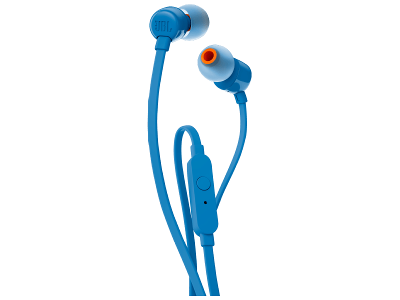 JBL T110 In-Ear Headset, plave