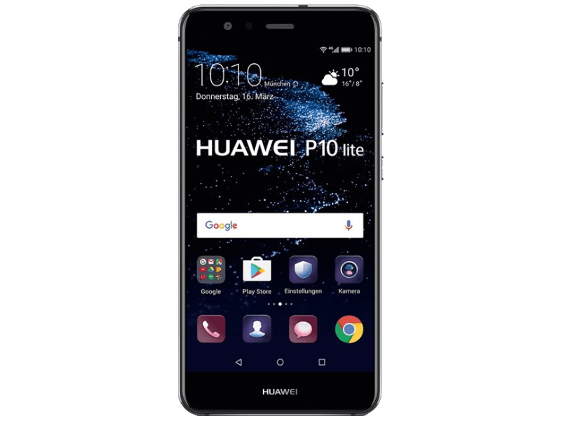Huawei P10 Lite Dual SIM 32 GB Kártyafüggetlen Mobiltelefon, Fekete