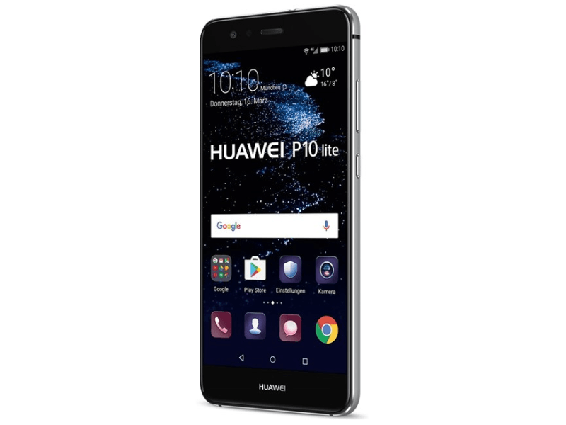 Huawei P10 Lite Dual SIM 32 GB Kártyafüggetlen Mobiltelefon, Fekete