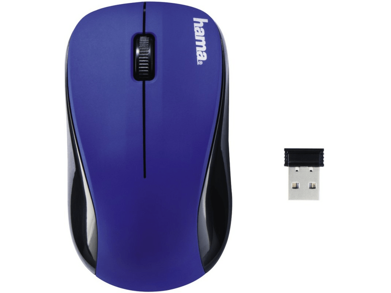 Hama AM-8100 Vezeték nélküli optikai egér, Kék (134937)