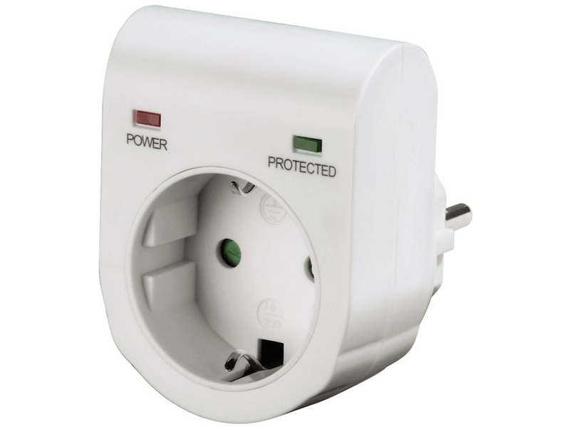 Hama Hálózati Túlfeszültségvédő adapter, fehér (47771)
