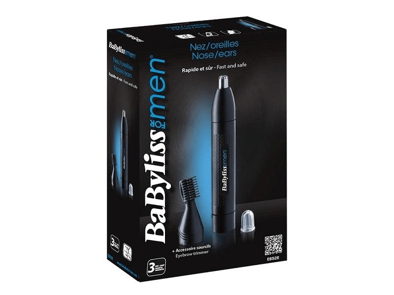 BABYLISS E652E Trimer za dlačice u nosu i ušima Trimer za šišanje obrva