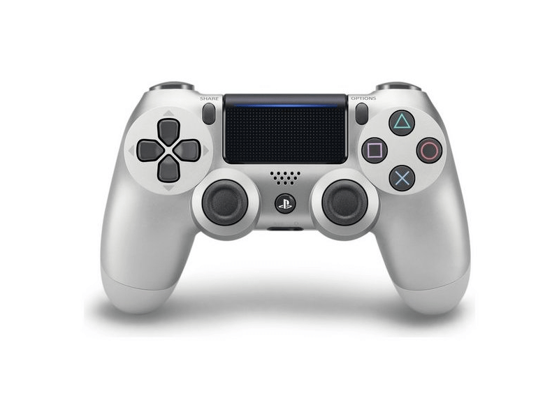 PS4 DualShock4 Vezeték nélküli Kontroller V2 (Ezüst)