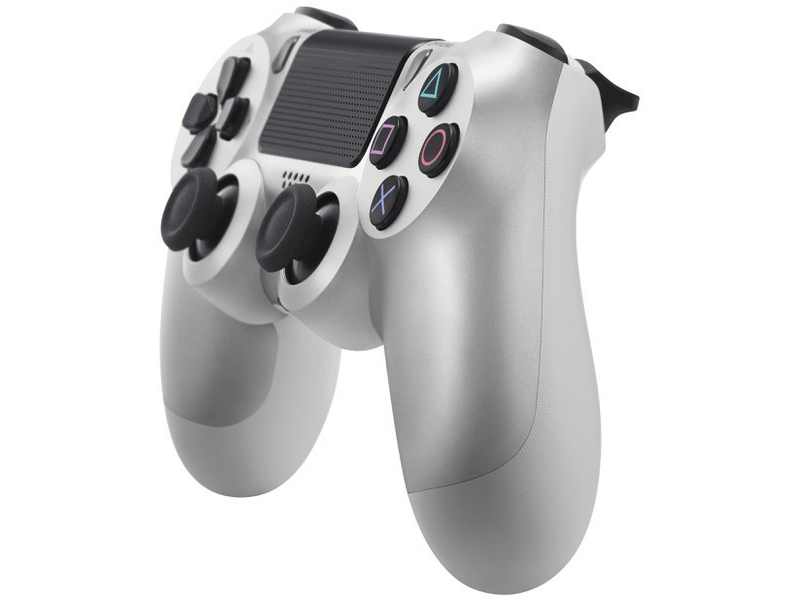 PS4 DualShock4 Vezeték nélküli Kontroller V2 (Ezüst)