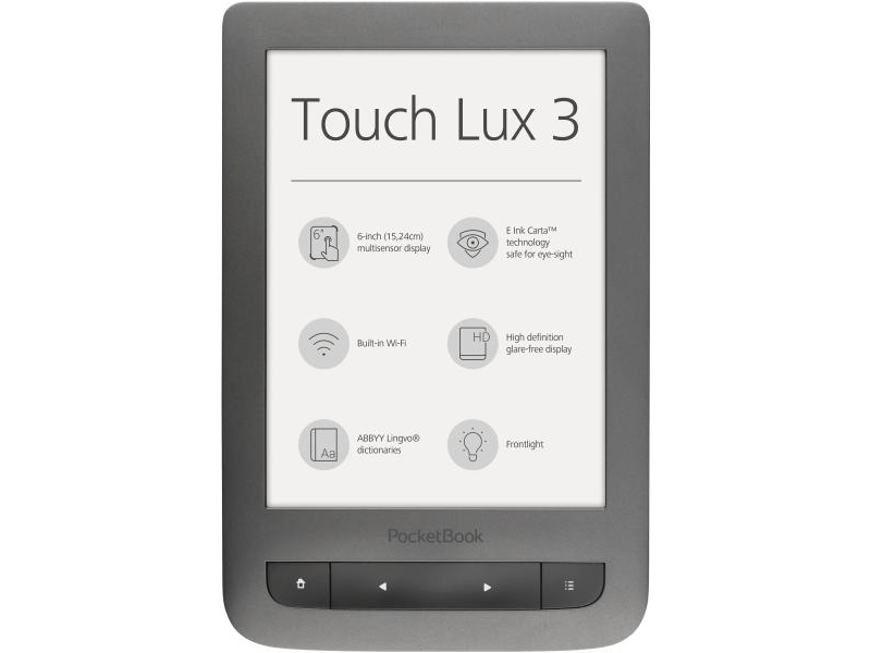 Pocketbook Touch Lux 3, szürke ebook
