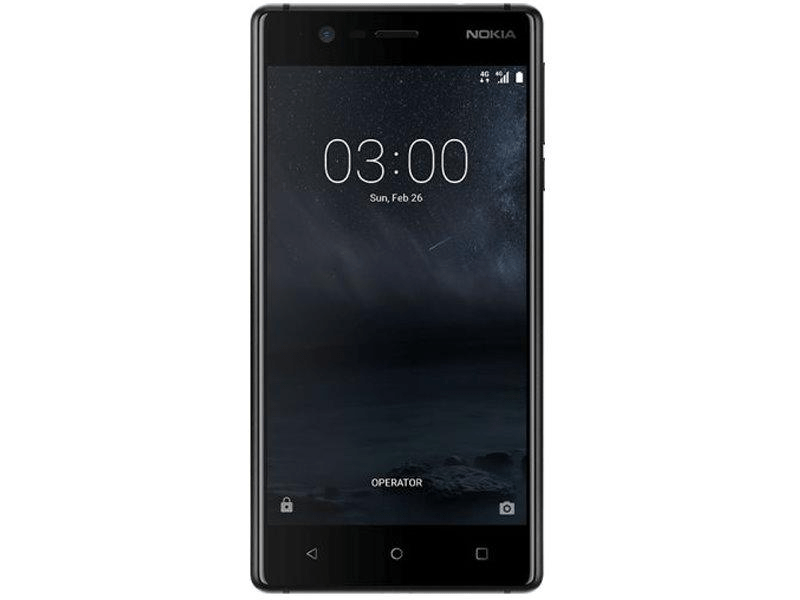 Nokia 3 Dual SIM 16 GB Kártyafüggetlen Mobiltelefon, Fekete