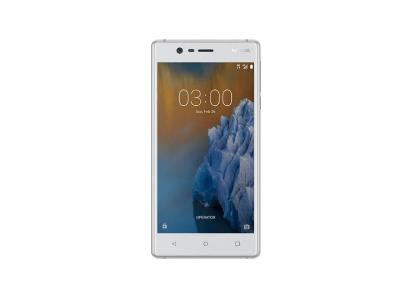 Nokia 3 Dual SIM 16 GB Kártyafüggetlen Mobiltelefon, Ezüst