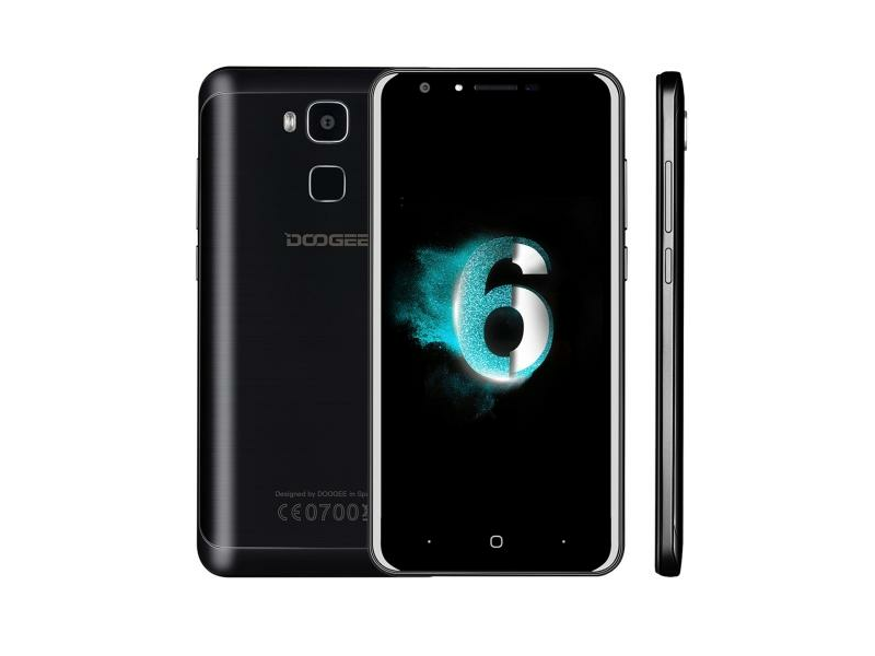 Doogee Y6C 16 GB Kártyafüggetlen Mobiltelefon, Fekete