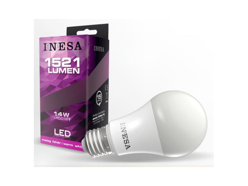 Inesa E27 14W 3000K 1521lm