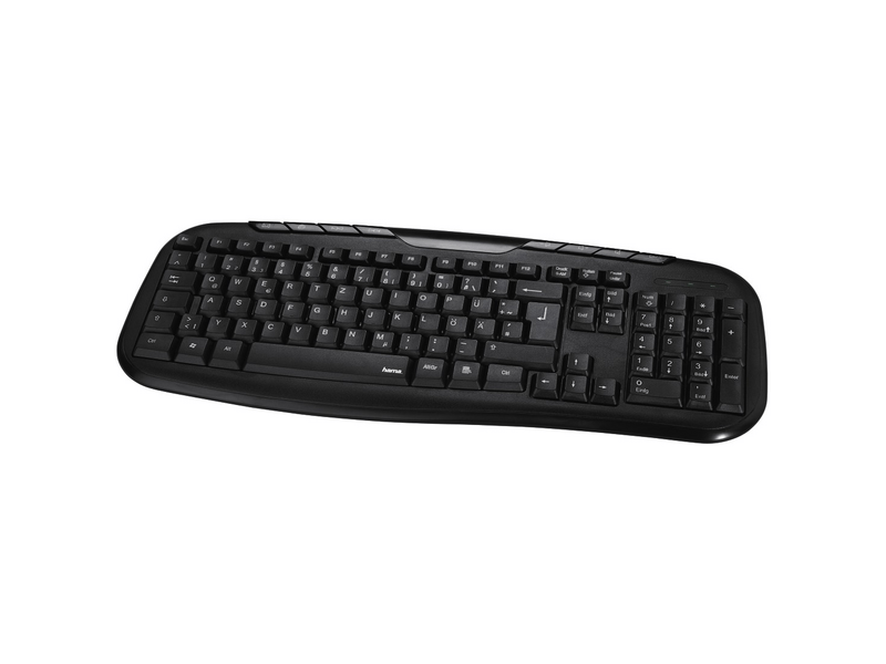 Cellino Multimédiás billentyűzet, fekete (HAMA 53932)