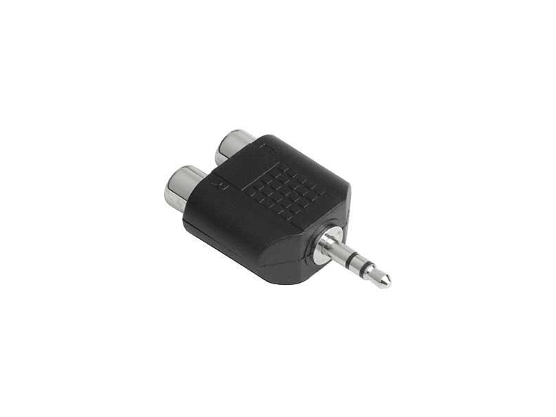 ADAPTER 3,5JACK-2RCA ALJ (HAMA 43359)