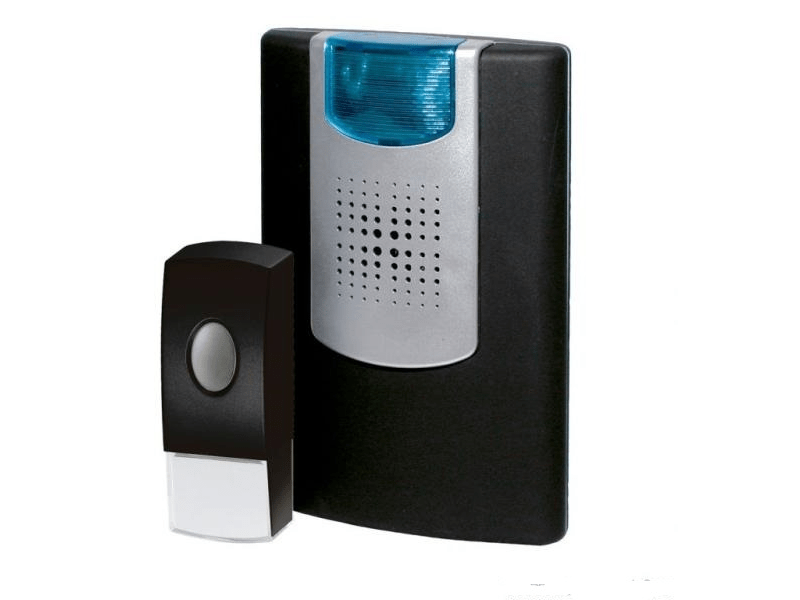 HOME Vezeték nélküli csengő fényjelzéssel, elemes, 150m (DB 228)