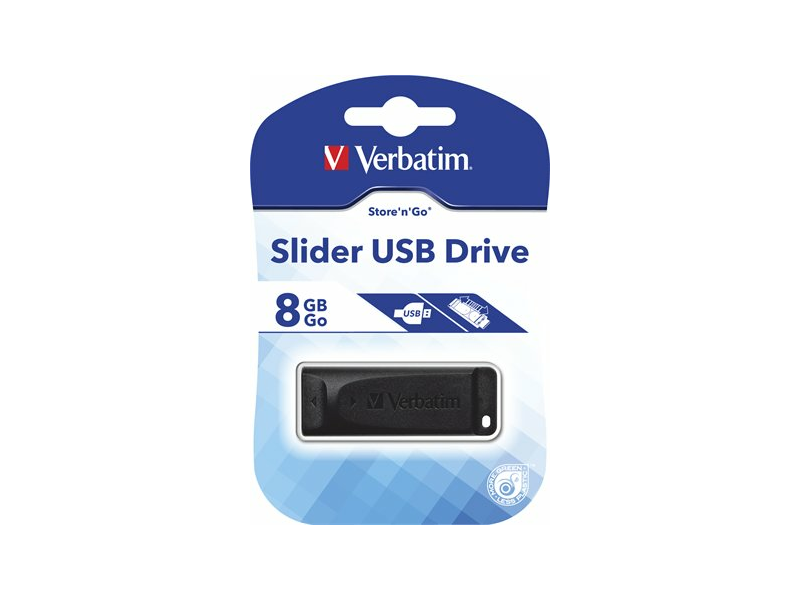 Verbatim 8GB, USB 2.0,  