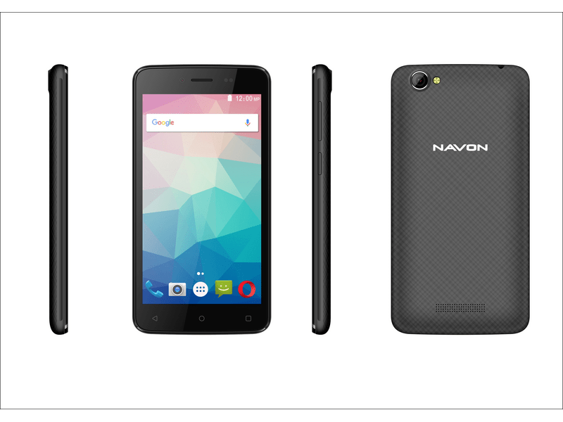 Navon Supreme Fine Dual SIM 8 GB Kártyafüggetlen Mobiltelefon, Fekete