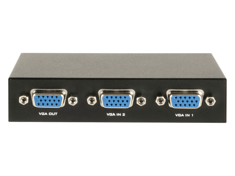 König kétportos VGA elosztó,fekete (CMP-SWITCH51)