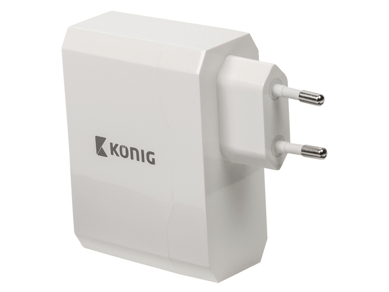 König CS48UW001WH 2xUSB Hálózati Adapter