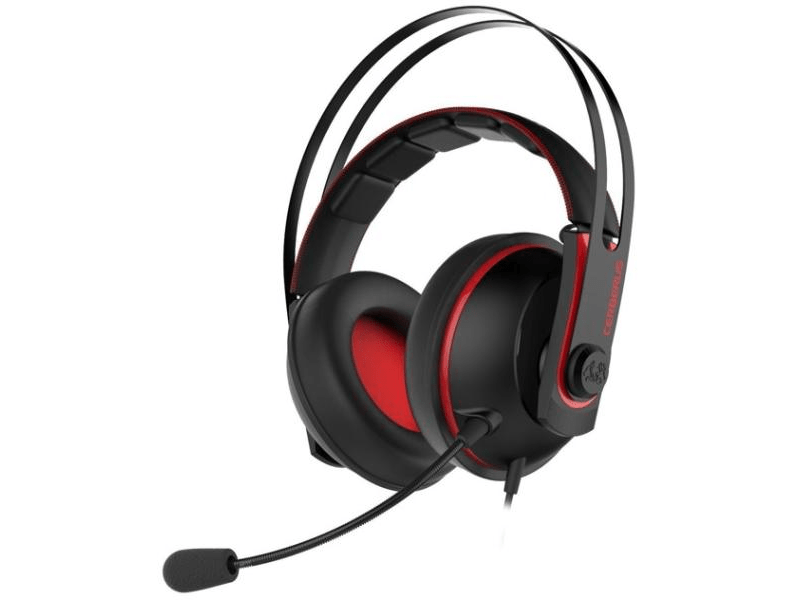 Asus Cerberus V2 Gamer Fejhallgató, Fekete/Piros