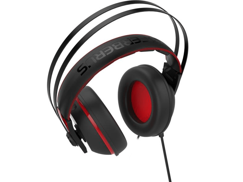 Asus Cerberus V2 Gamer Fejhallgató, Fekete/Piros