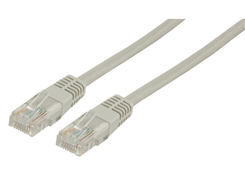 CAT5e UTP Hálózati Kábel RJ45 (8P8C) Dugasz - RJ45 (8P8C) Dugasz 10.0 m Szürke
