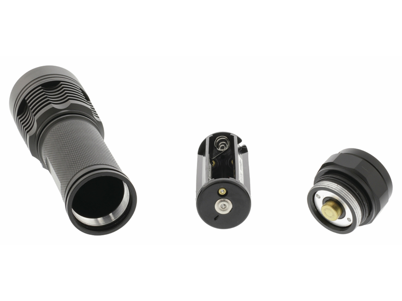 König LED Zseblámpa 280 lm Fekete (KNTORCHP105)