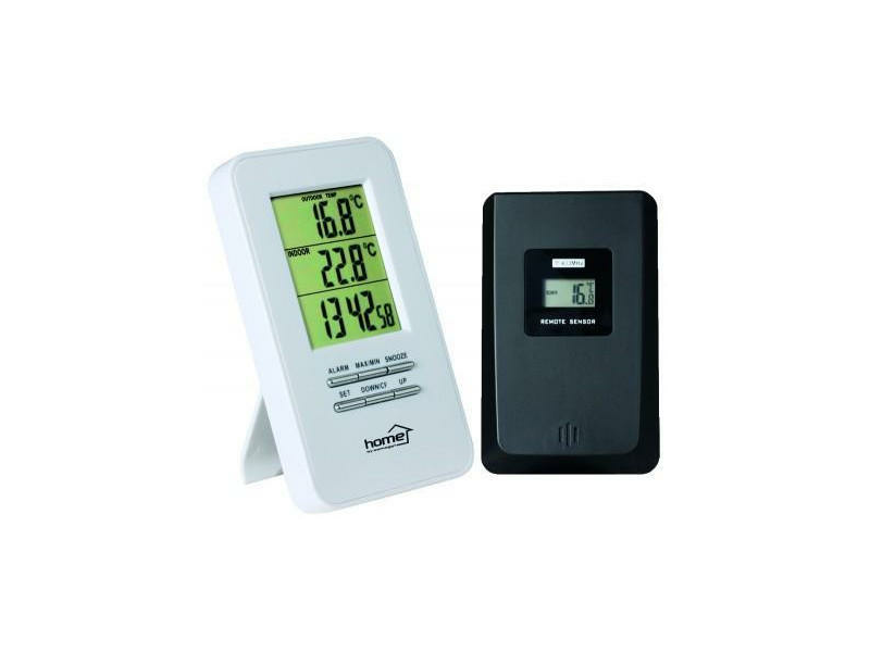 Home Vezeték nélküli külső-belső hőmérő ébresztőórával (HC 11)