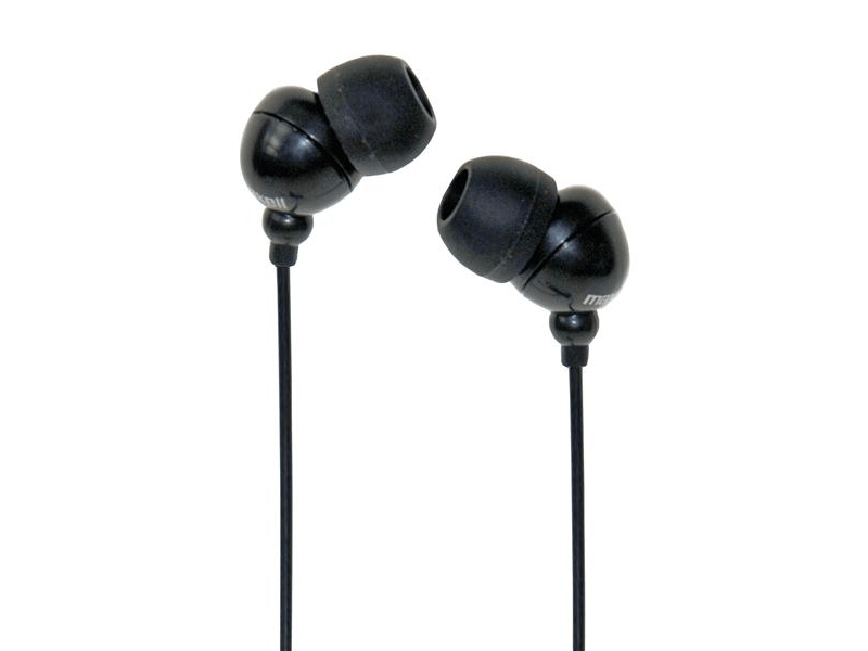 Maxell PLUGZ Szilikonos Fülhallgató, Fekete