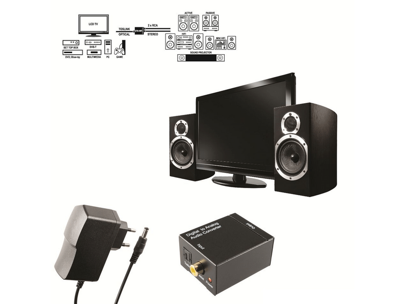 SAL Digitális-analóg audió átalakító (DTA HIFI)