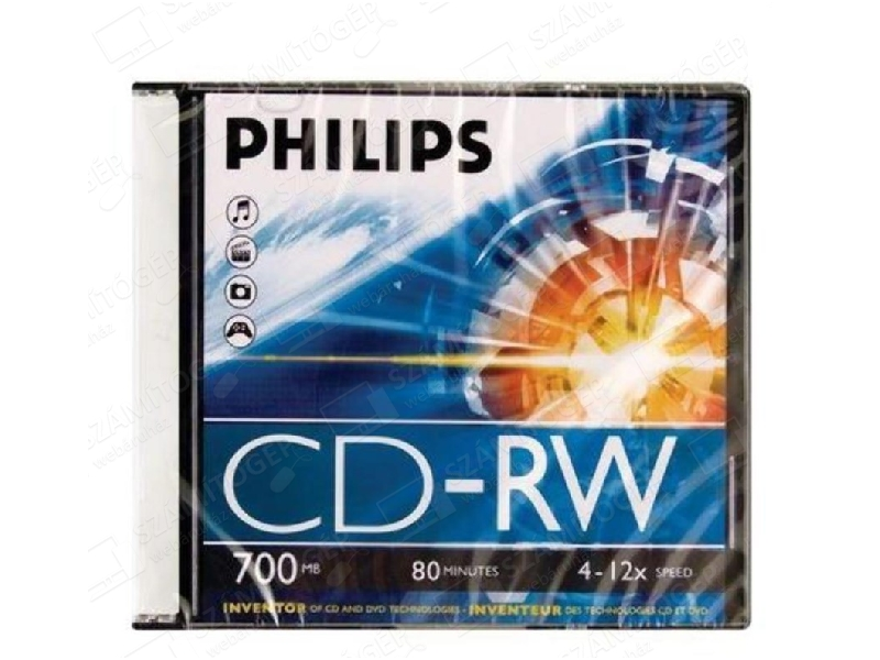 Philips CDRW újraírható slim