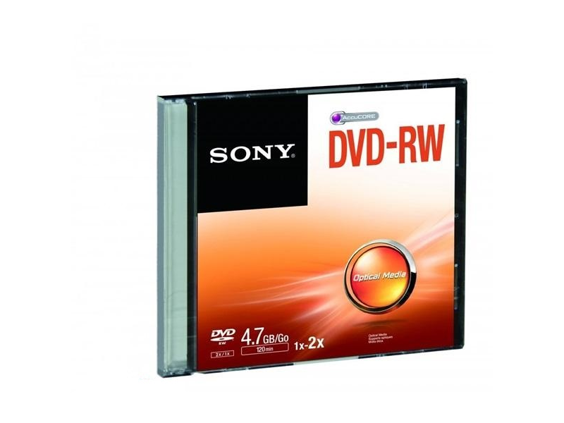 Sony DVD-RW SLIM 4,7GB, 1-2X