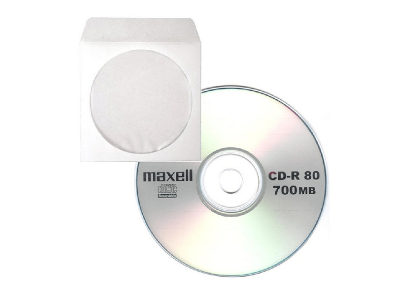 Maxell CD-R 80 1db 52X papírtokos lemez