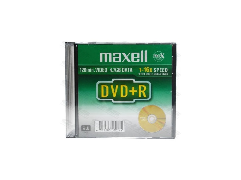 Maxell DVD lemez +R 4.7GB 16x Slim tok