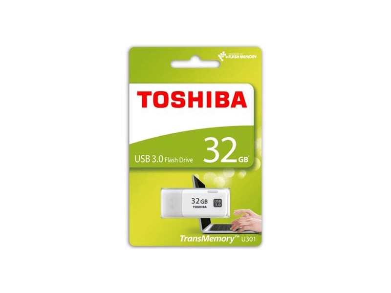 Toshiba Pendrive, 32GB, USB 3.0,Hayabusa, fehér (UT32GHW3)