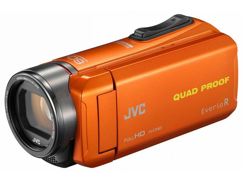 JVC GZ-R435D Víz, ütés,fagyás és porálló Kamera, Narancs