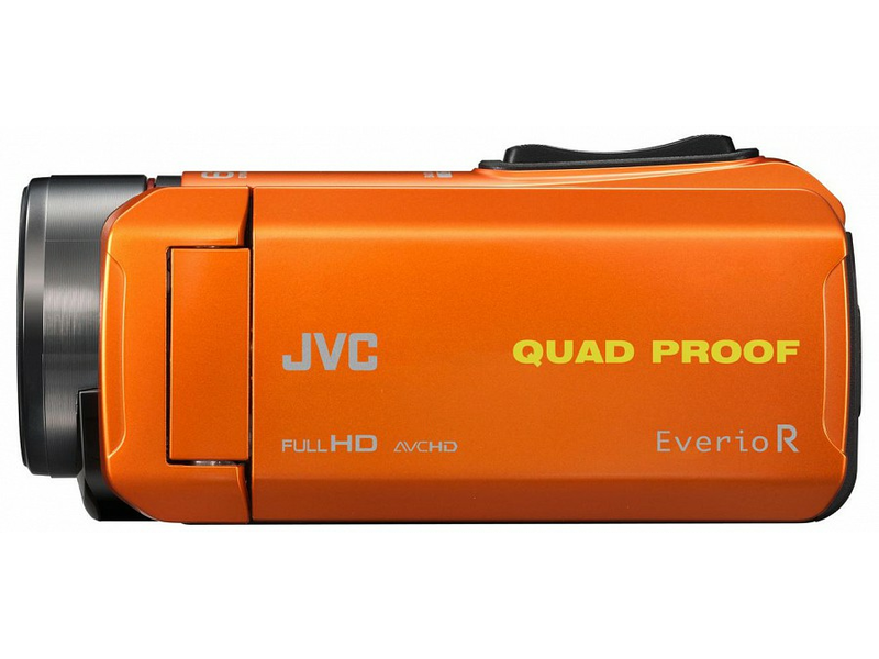JVC GZ-R435D Víz, ütés,fagyás és porálló Kamera, Narancs