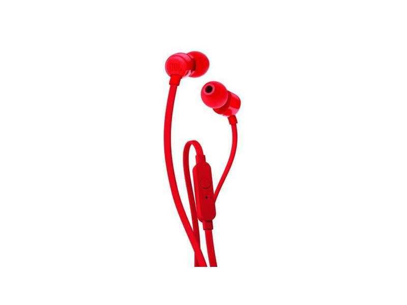 JBL T110 In-Ear Fülhallgató, Piros