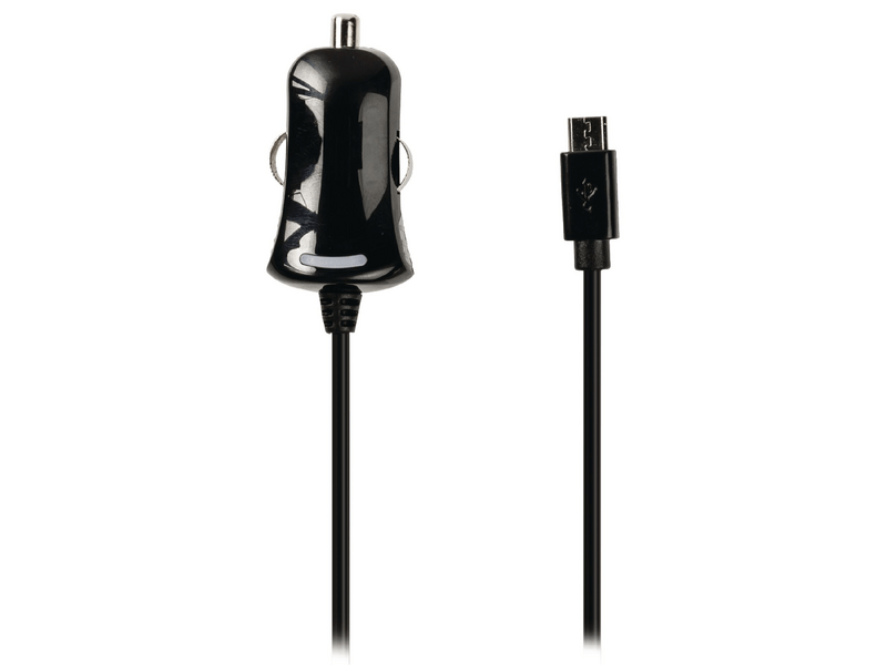 Autós Töltő 2.1 A Micro USB Fekete