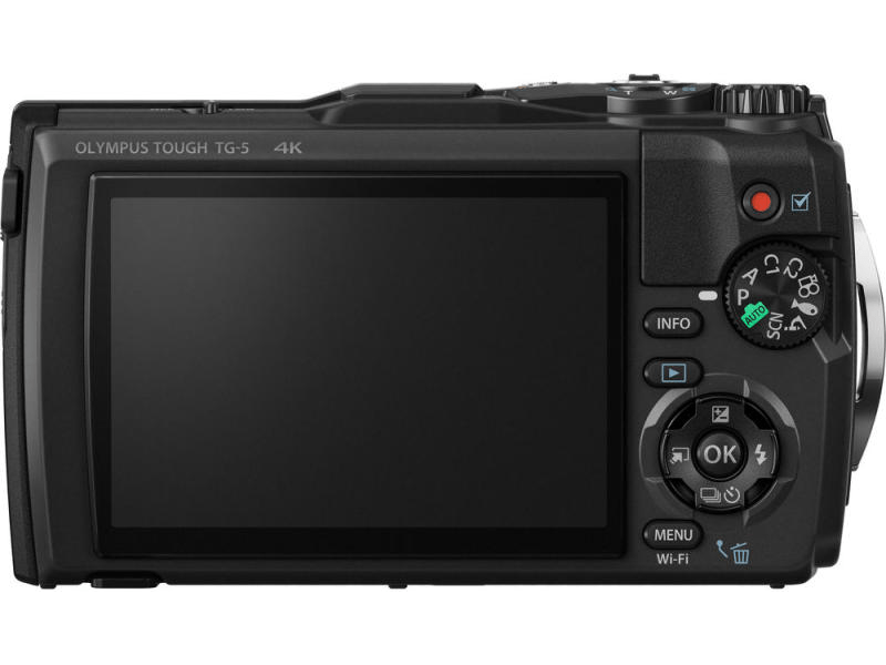 Olympus Tough TG-5 12,7 MPx Fényképezőgép, Fekete