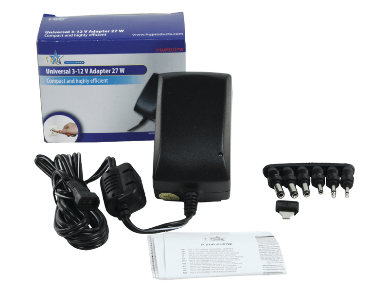 HQ univerzális AC-DC táp 3 - 12 V 27 W