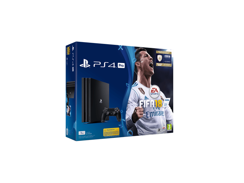SONY PlayStation Pro 4 (PS4 Pro) 1TB + FIFA 18