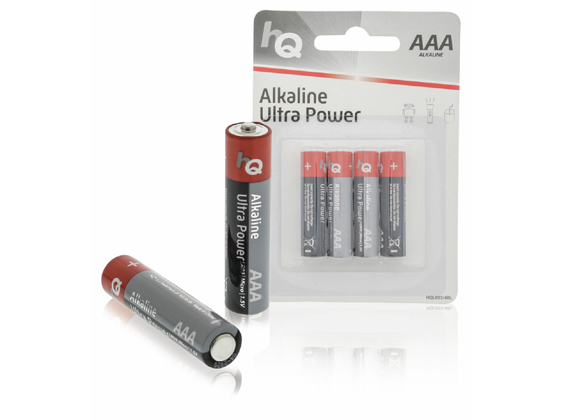 HQ Alkáli AAA elem, 4 darabos bliszter (HQLR03/4BL)