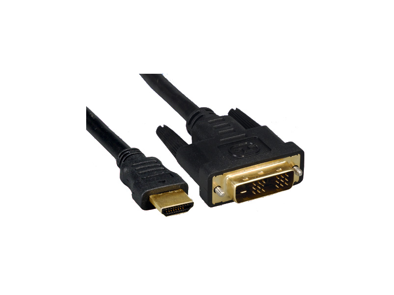 VIVA HDMI-DVI-D kábel, aranyozott csatlakozók