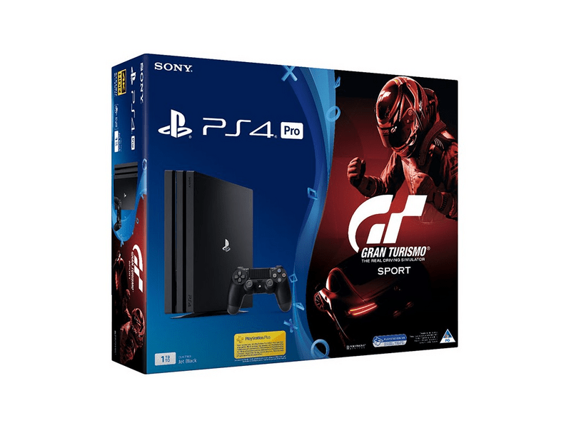 SONY PlayStation Pro 4 (PS4 Pro) 1TB + Gran Turismo Sport