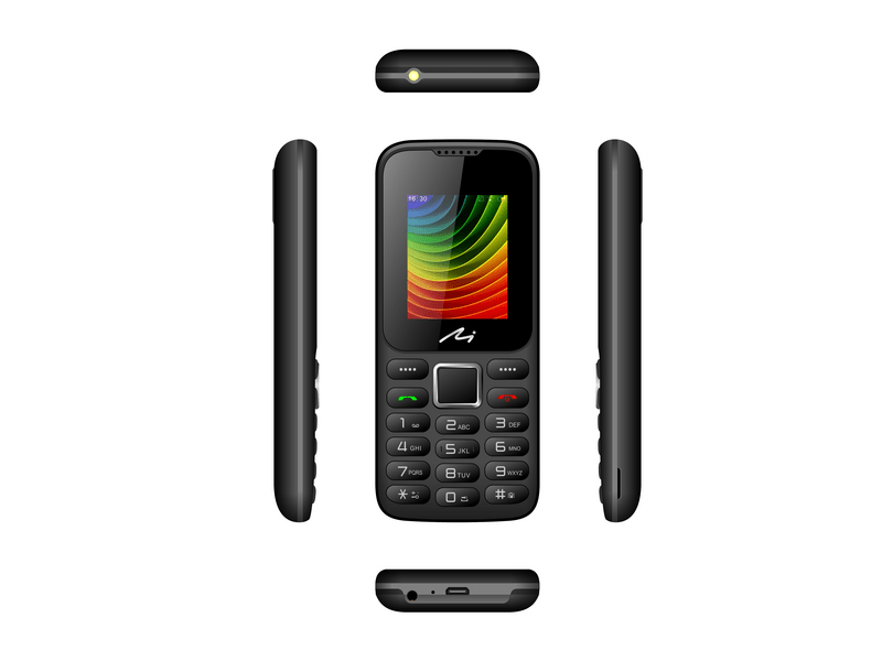 Navon Classic S Kártyafüggetlen Mobiltelefon, Fekete