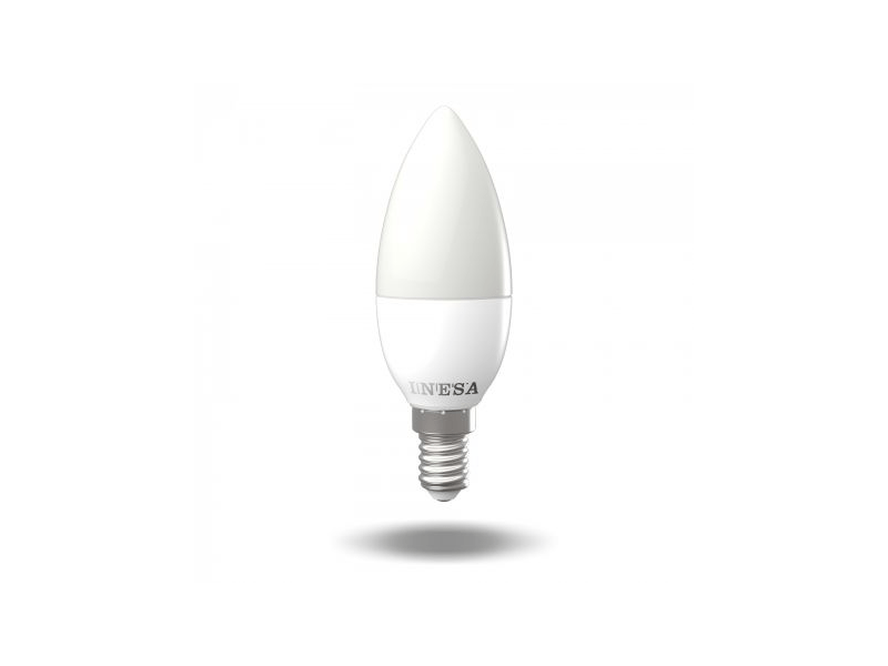 Inesa E14 4.5W 150° LED gyertya 3000K