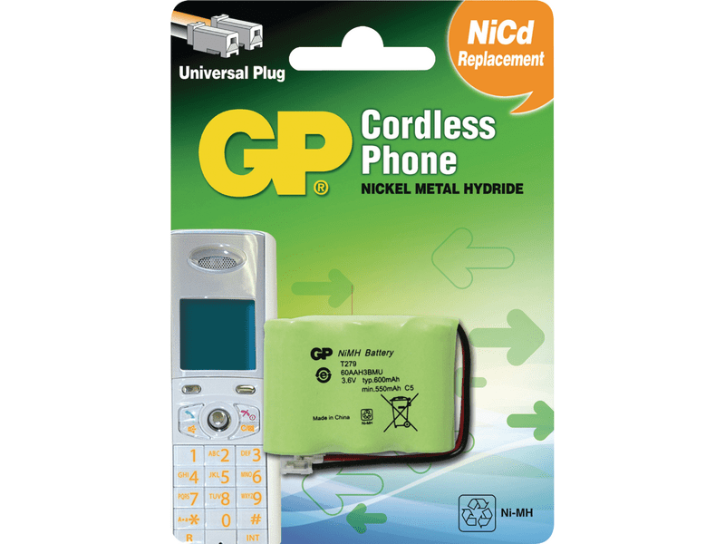 GP NiMH Akkumulátor 3.6 V 600 mAh 1-Bliszter (ACCU-T279)