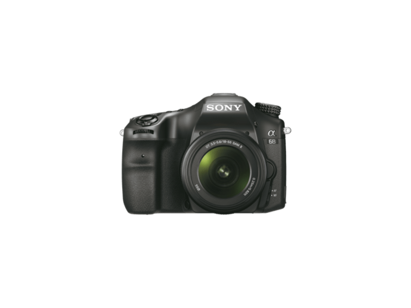 Sony Alpha 68 A-bajonettes APS-C érzékelővel (ILCA68K) + 18-55 mm Zoomobjektív