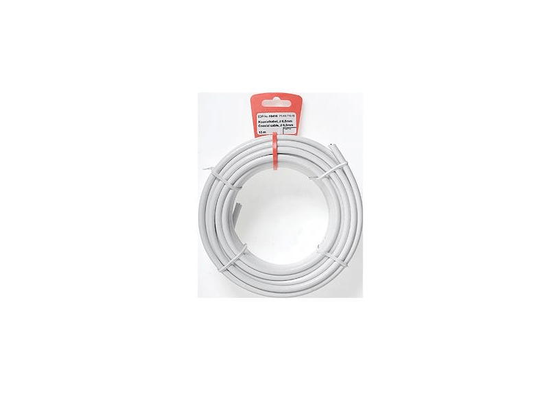 VIVA Koax kábel, 1,1mm, 75 Ohm, fehér, 15m (PS KX 710-15)