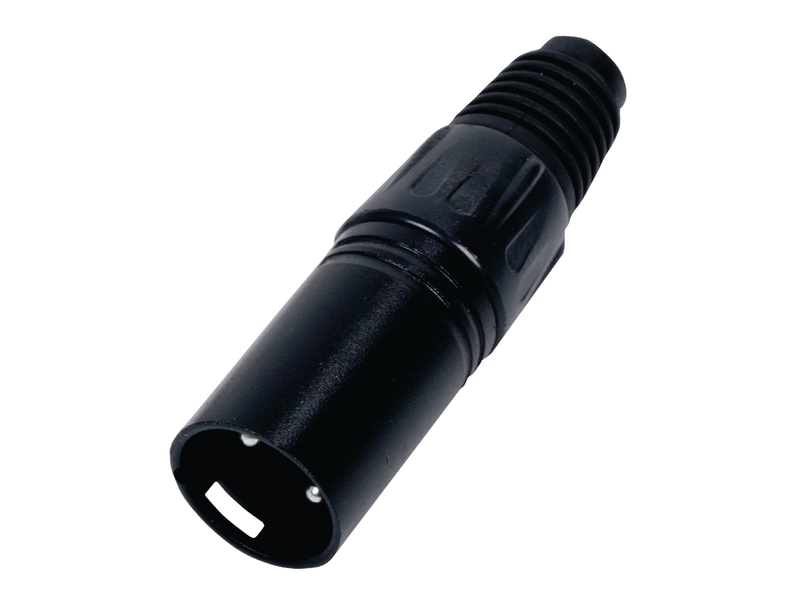 HQ HQM-1301BB Csatlakozó XLR Dugasz PVC, Fekete